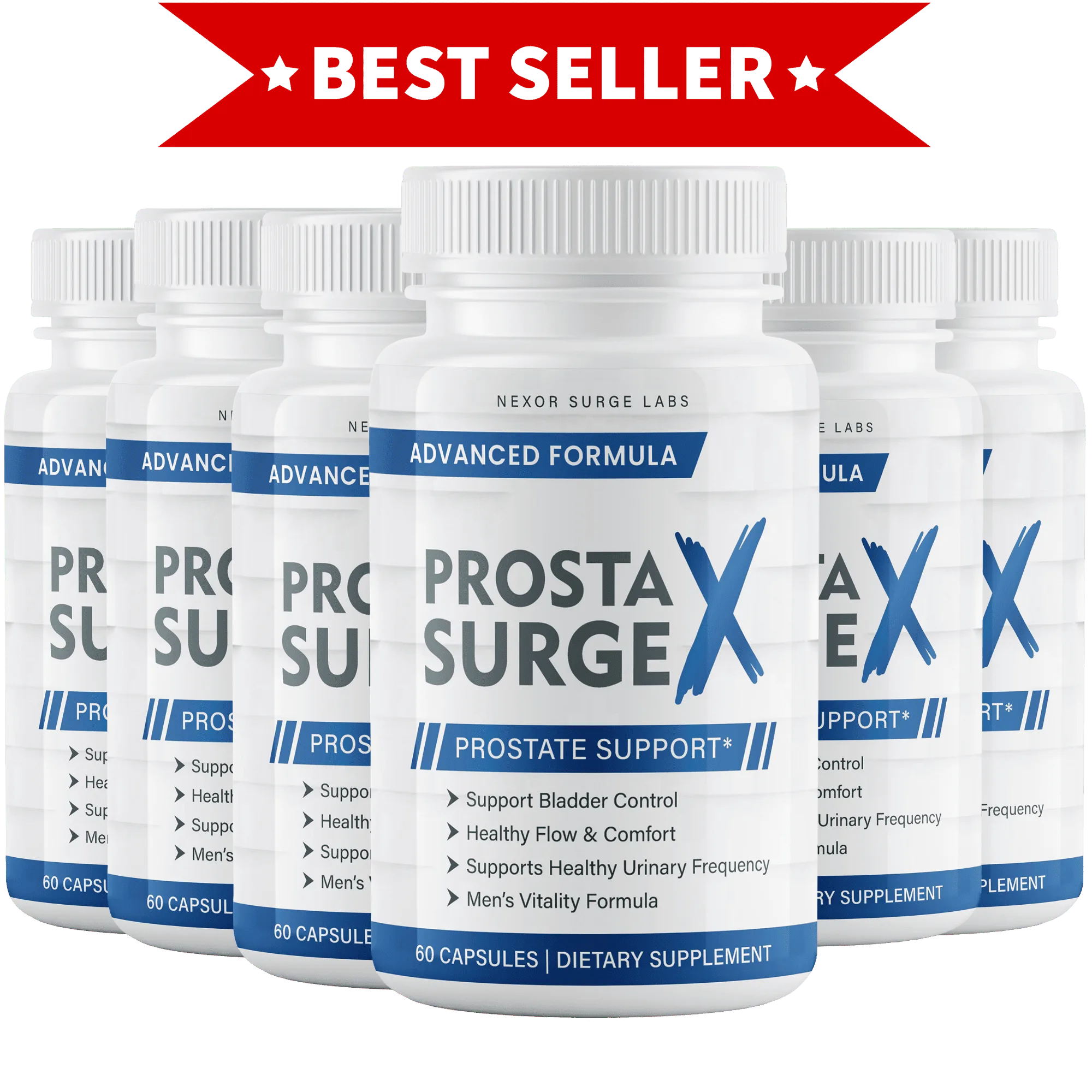 6 bottles of Prosta Surge X - 180 day supply with bonus bottle
